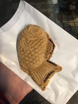 Regular taikyaki is accidentaly vegan  at Omusubi Gonbei (Shinjuku) - おむすび権米衛 in Tokyo