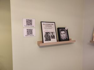 Jack Kerouac at Pela Estrada Fora - Café Livraria in Aveiro