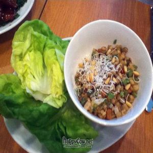 Pine Nut Vegetable Medley with Lettuce Wraps at Gobo - Upper East Side in New York City