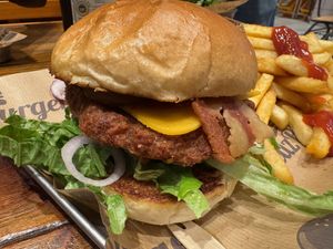 BBQ Burger.  at Kreuzburger in Berlin