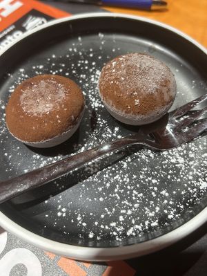 Vegan ice cream mochi-chocolate flavour   at Nosh Padova - Asian Street Food in Padua