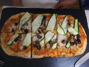 Pinse alla ligure at Gintilla in Cagliari