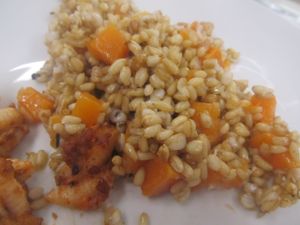 Orzo, noci e zucca
(everything was 2,40euros for 100g, quite expensive) at Gintilla in Cagliari