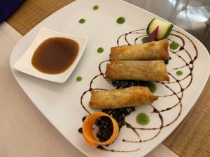 Thai rolls  at Gintilla in Cagliari