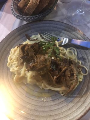 Spaghetti carbonara ♥️  at Gintilla in Cagliari