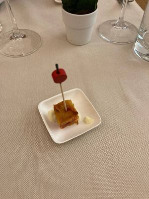 Welcoming appetizer  at Gintilla in Cagliari