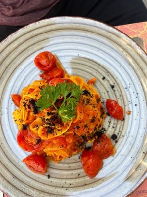 Tagliatelle at Gintilla in Cagliari