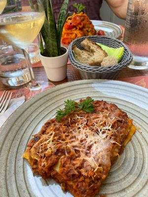 Lasagne at Gintilla in Cagliari