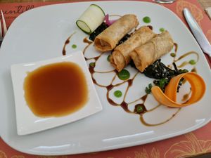 Thai rolls at Gintilla in Cagliari