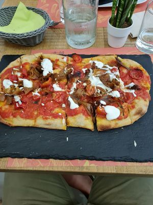 Pizza at Gintilla in Cagliari