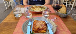 Lasagne & Carbonara at Gintilla in Cagliari