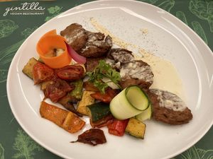 Soy steaks  at Gintilla in Cagliari