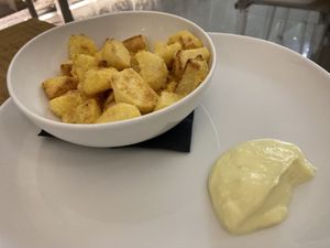 Corn potatoes  at Gintilla in Cagliari