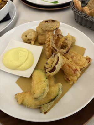 Tempura   at Gintilla in Cagliari