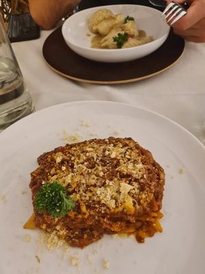 Lasagna at Gintilla in Cagliari
