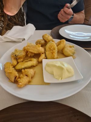 Tempura at Gintilla in Cagliari