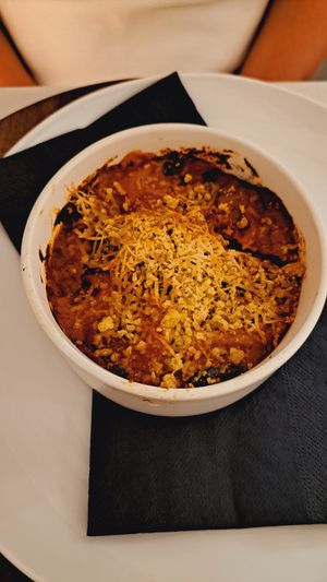 "Parmigiana" at Gintilla in Cagliari