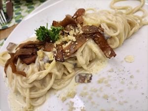 Carbonara at Gintilla in Cagliari