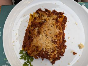 Lasagna at Gintilla in Cagliari