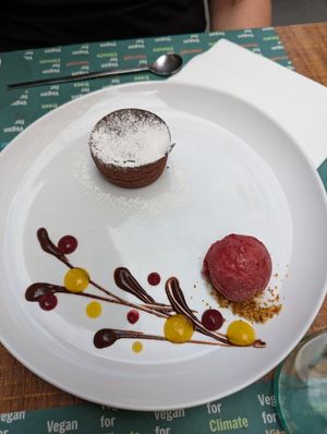Lava cake at Gintilla in Cagliari