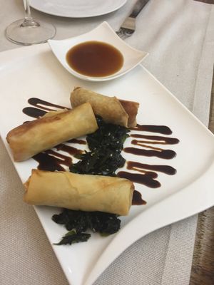 Involtini thai at Gintilla in Cagliari