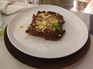 Lasagna at Gintilla in Cagliari