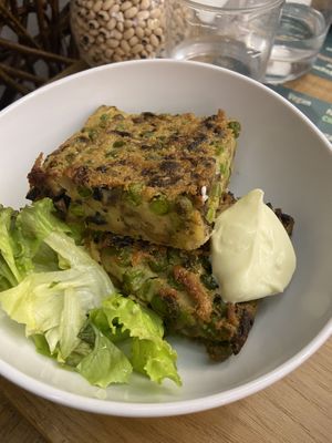 Tortino piselli e funghi  at Gintilla in Cagliari