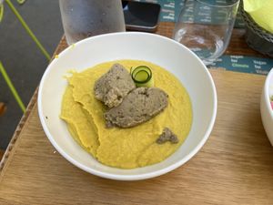 Aubergine cream  at Gintilla in Cagliari