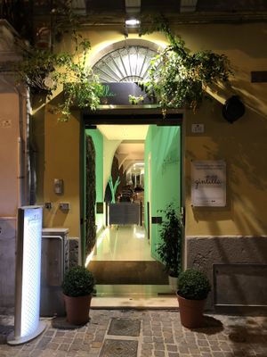 From outside at Gintilla in Cagliari