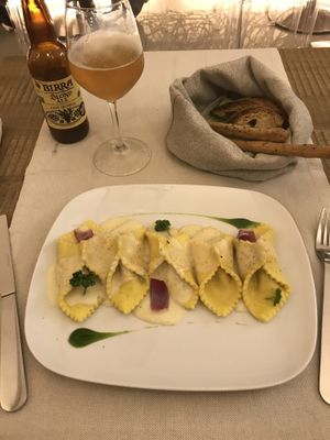 Ravioli  at Gintilla in Cagliari