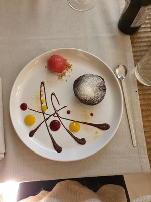 Chocolat fondu at Gintilla in Cagliari