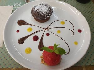 Postres at Gintilla in Cagliari