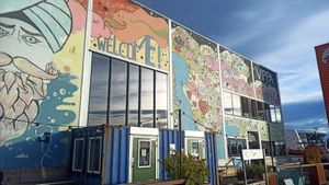 Il locale dall'esterno at Vippa in Oslo