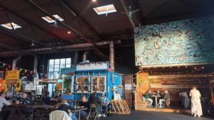 Il locale all'interno at Vippa in Oslo