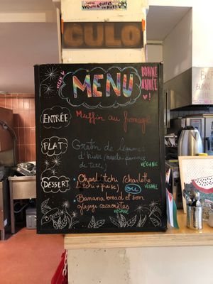 Menu du jour at Coco Cantine in Paris