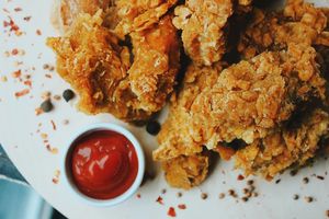 Vegan Nuggets at Horizontal in St Petersburg