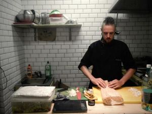 vegan, streetfood, falafel at Horizontal in St Petersburg