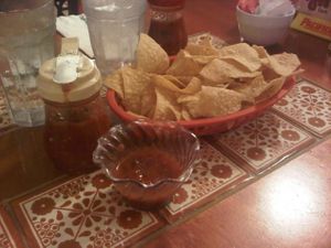 Chips and salsa at Rita's Cafe and Taqueria in Eureka
