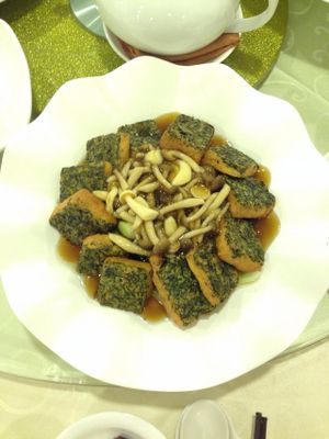 heavenly tofu at Xin Man Yuan Vegetarian in Central Singapore