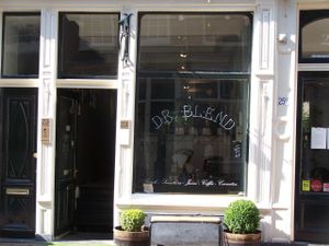 Entrance at Dr. Blend in Amsterdam