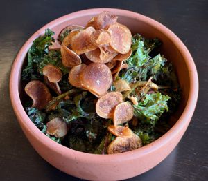 Kale salad at Adelleda in Portland