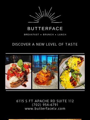 Las Vegas’ hottest new brunch spot    at Butterface in Las Vegas