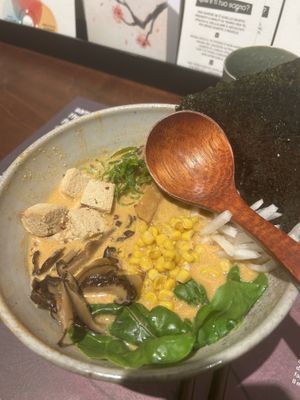 Tantan ramen veg  at Yume | La via Zen del Ramen in Padua
