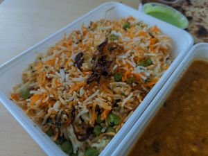 rice w peas at Au Palais du Grand Moghol in île-de-france