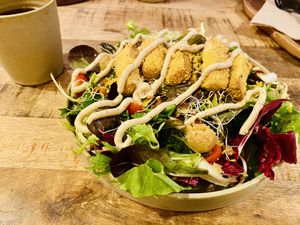 Caesar protein salad ⭐️⭐️⭐️⭐️  at PLANT SHACK Valencia in Valencia