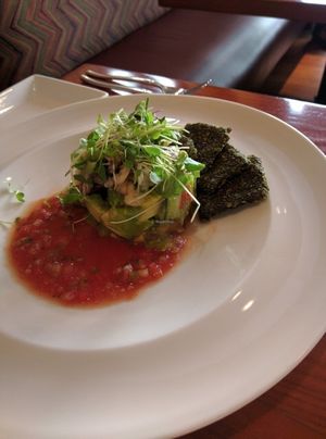 Tomato avocado salad at Candle 79 in New York City