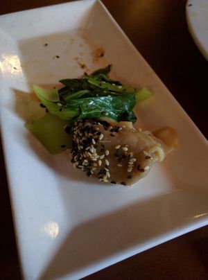 pan-seared dumpling at Candle 79 in New York City