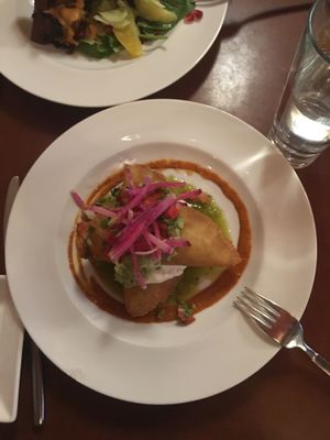 Empanadas  at Candle 79 in New York City