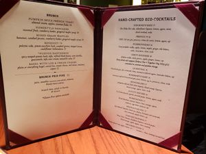 Brunch menu at Candle 79 in New York City