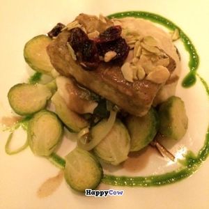 chanterelle encrusted tofu at Candle 79 in New York City